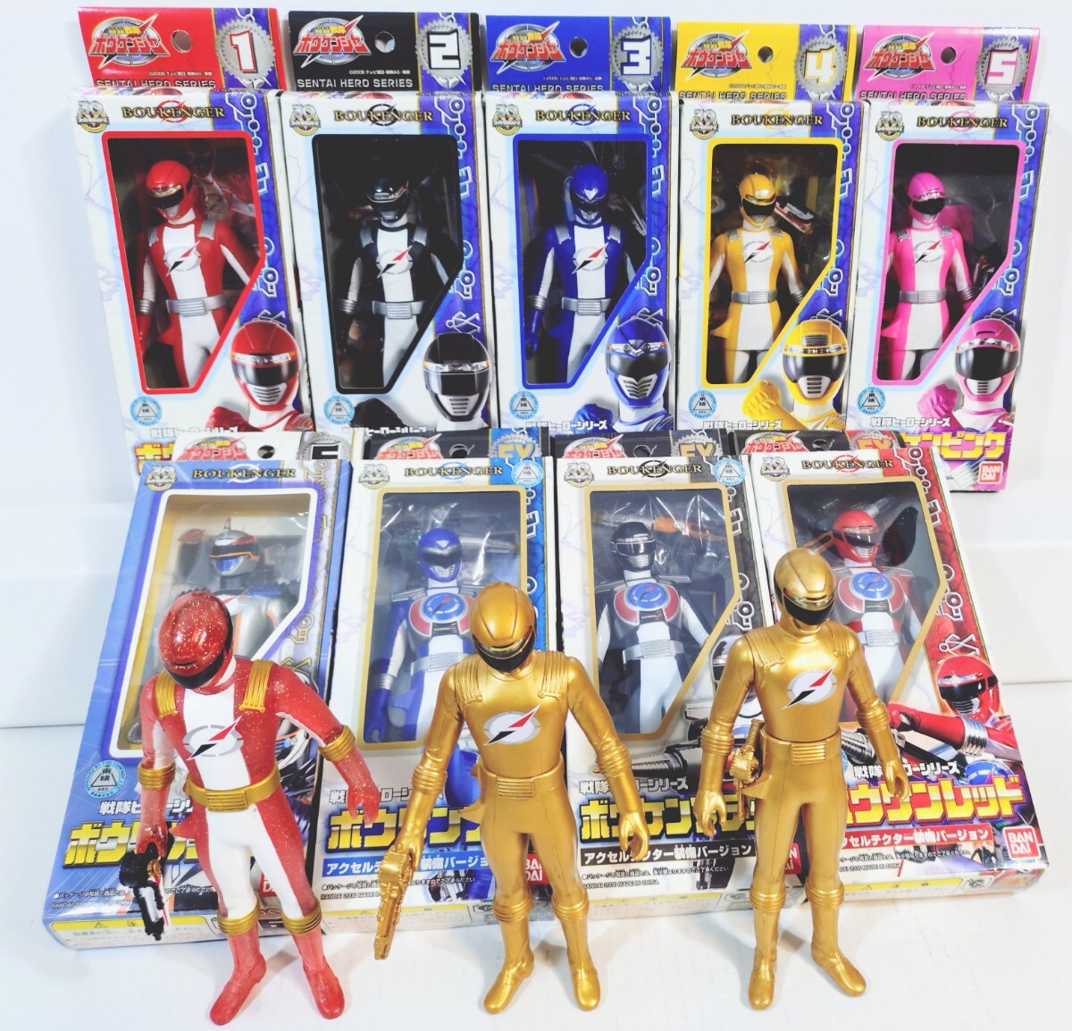 轟轟戦隊ボウケンジャー ボウケンピンク 戦隊ヒーローシリーズ ソフビ