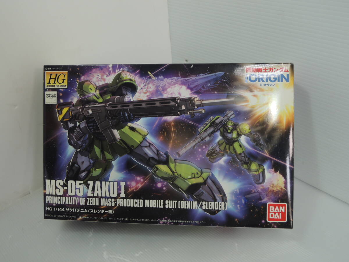 HG 機動戦士ガンダム THE ORIGIN ザクI (デニム/スレンダー機) 1/144