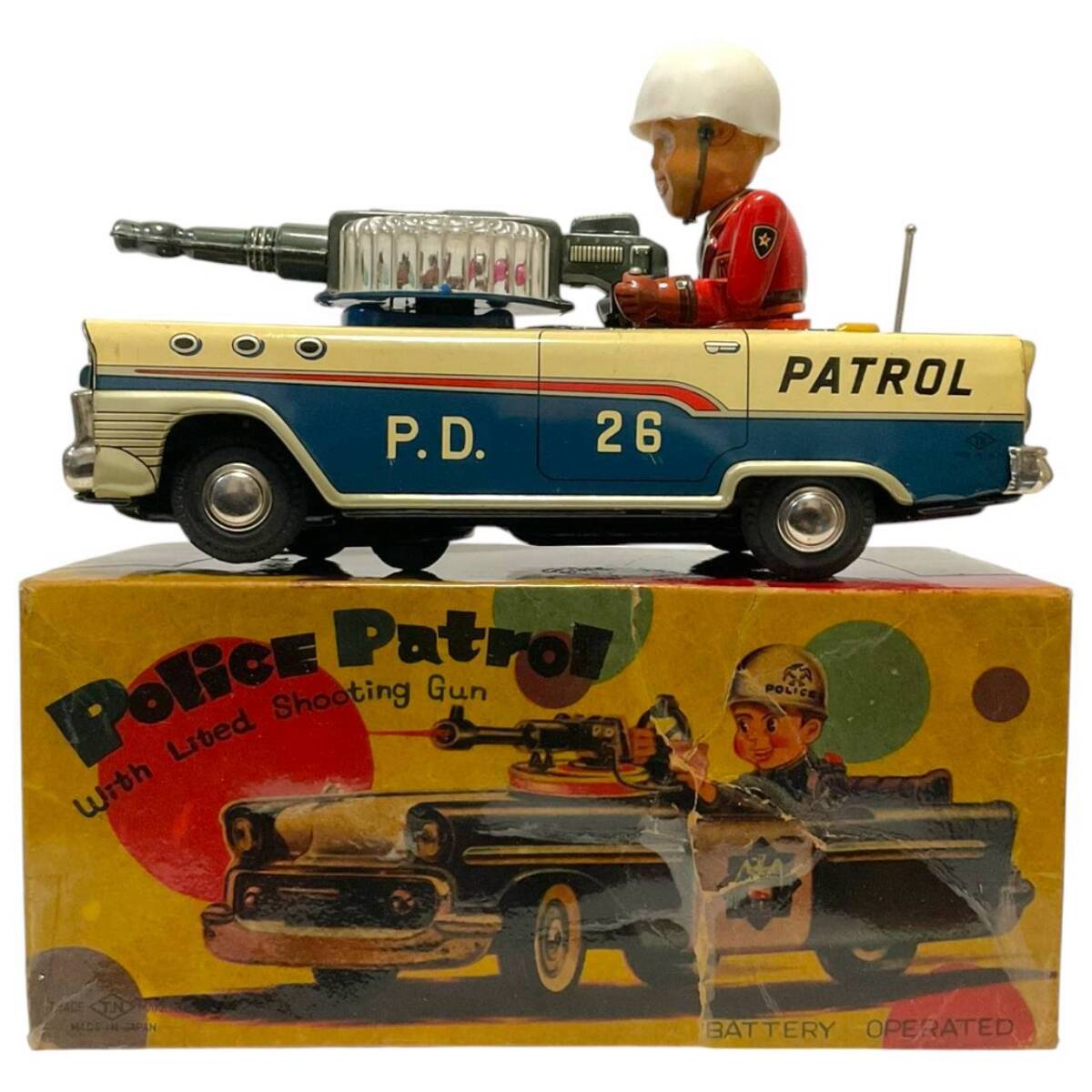 △101972/03△米澤玩具/ヨネザワ・POLICE PATROLポリスパトロール