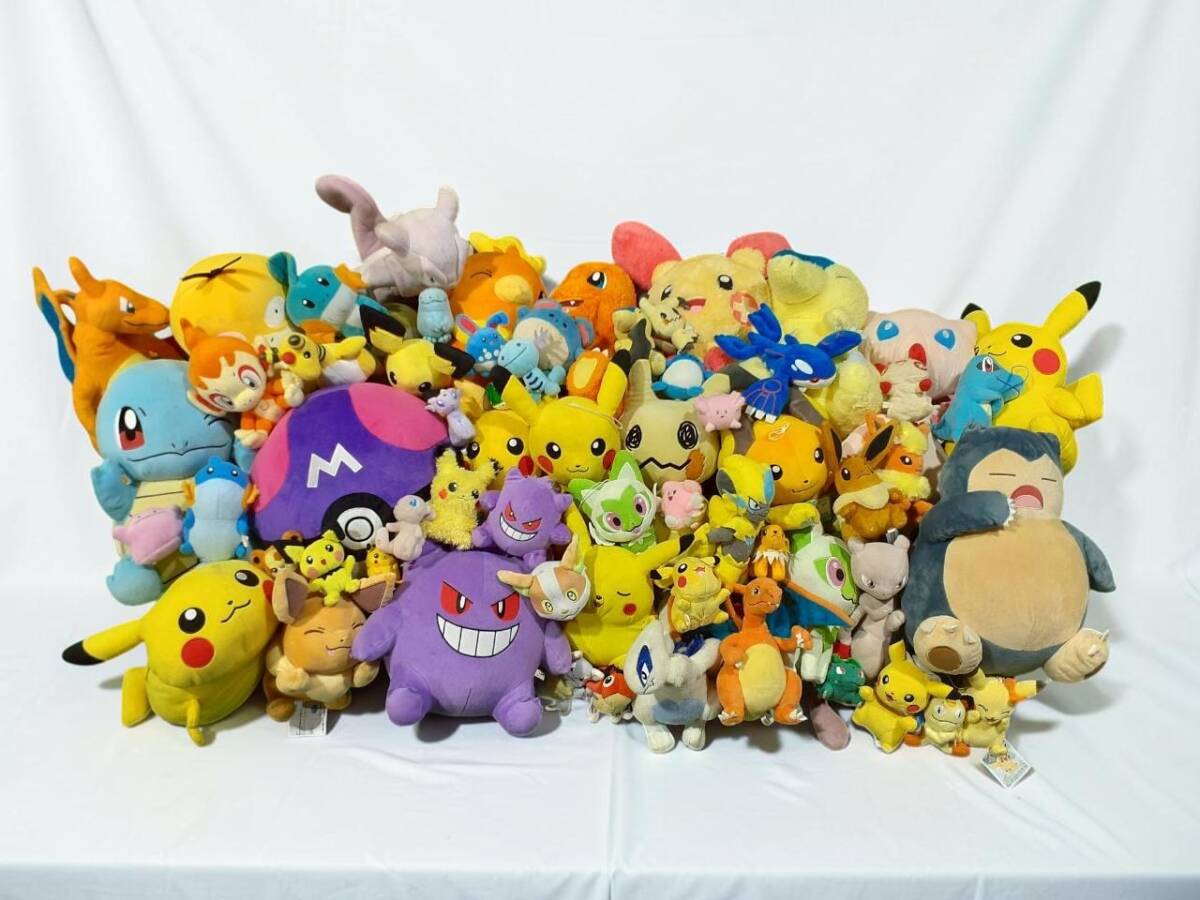 新品】T1703【大きなぬいぐるみ】ポケモン☆カビゴン 37cm/ゲンガー