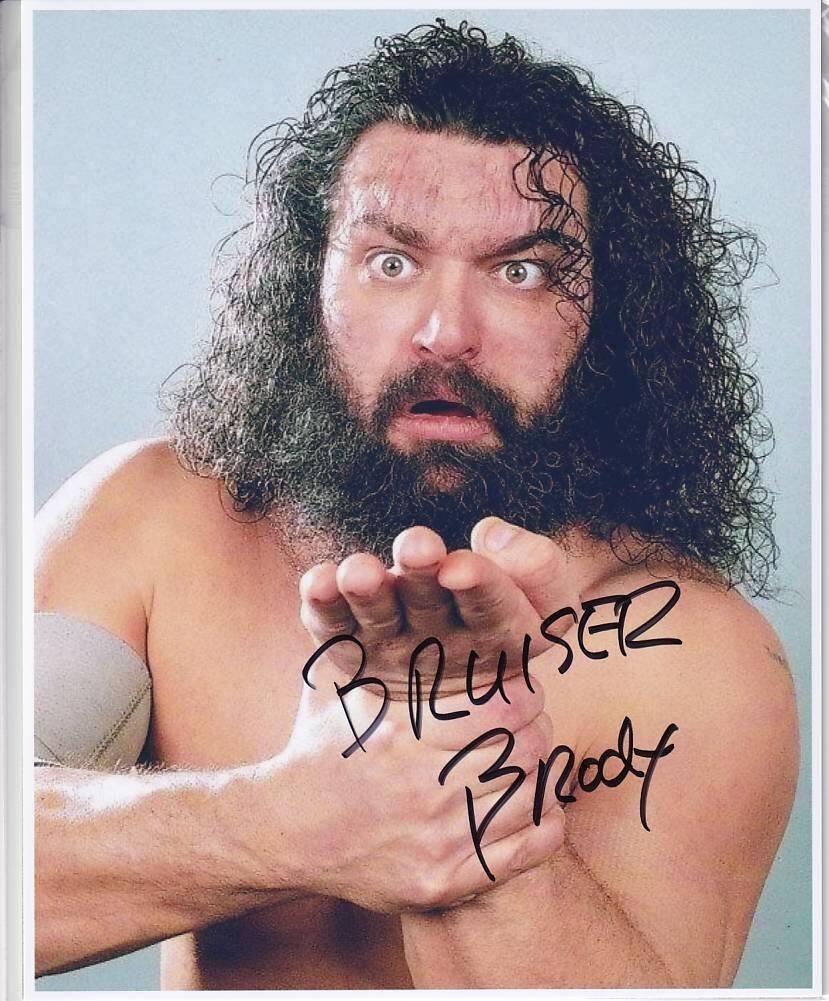 ブルーザー・ブロディ Bruiser Brody 直筆サイン入り写真 証明書付き