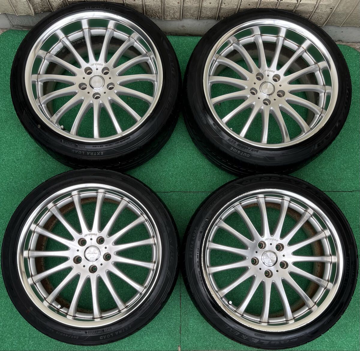 ☆希少 レア WORK ユーロライン N 18インチ 8.5J 9.5J 深リム VIP