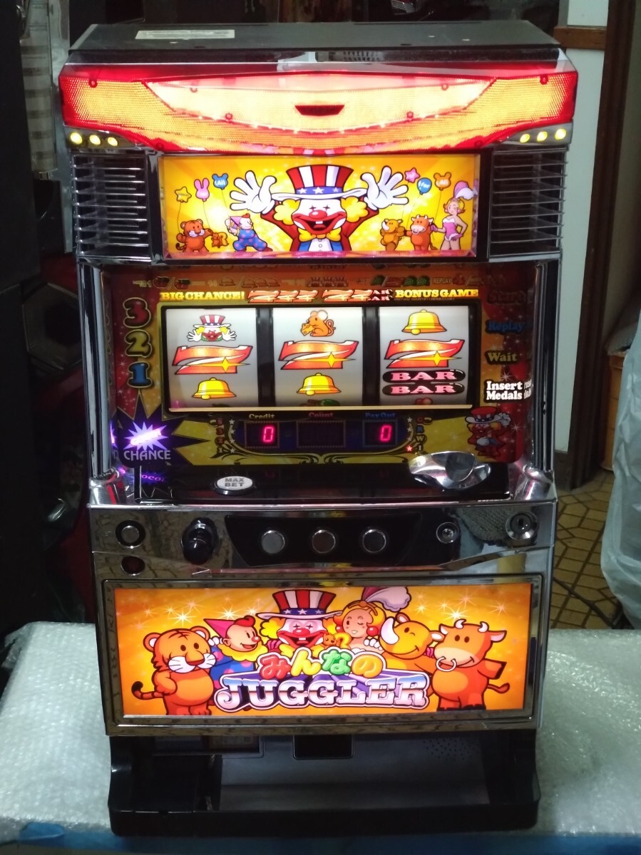やや傷や汚れあり】コレクション出します みんなのジャグラー 設定7