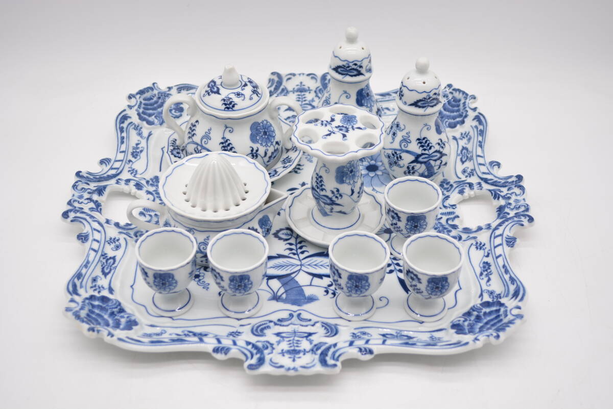 ⑪ Blue Danube カップ&ソーサ 6客セット 陶磁器 日本製 青 白 食器