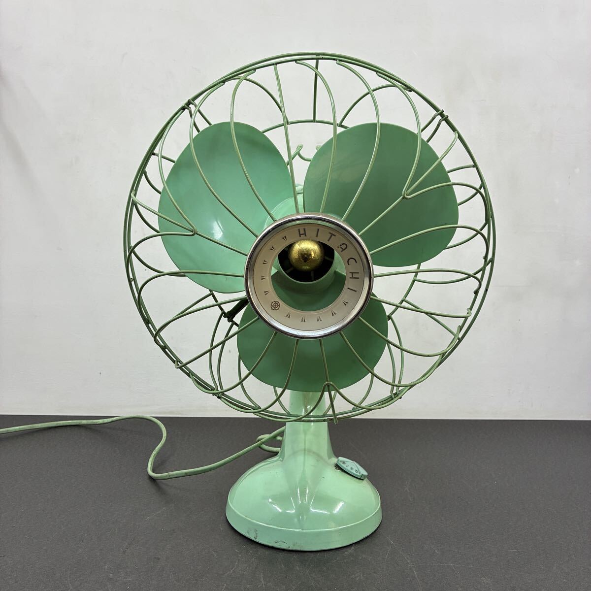 HITACHI 日立扇風機 スライド扇 さわ風 H-31TW 30cm ブルー 取扱説明