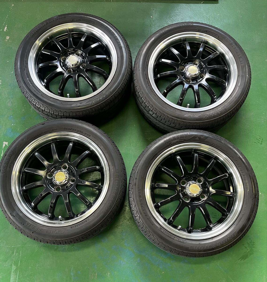 BBS ホイール 4本 VW ゴルフⅡ 純正OP 15インチ 6J+35 PCD100