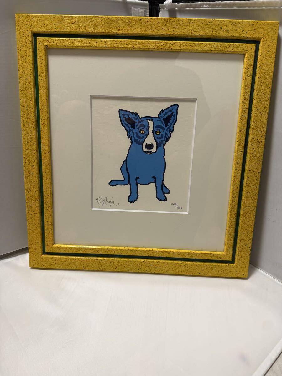 新品】ブルードッグ/Blue dog/George Rodrigue/ジョージ・ロドリーゲ