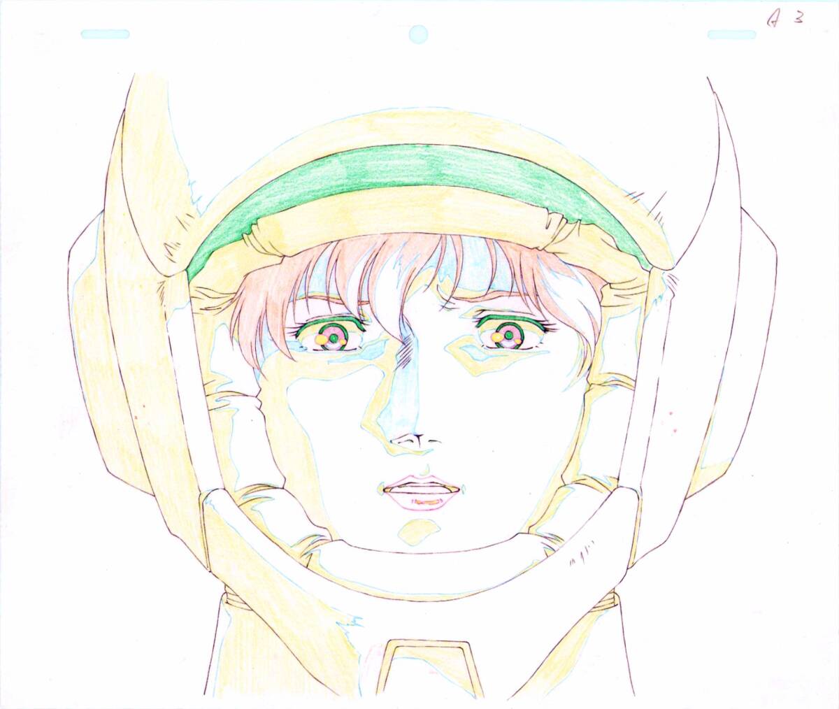 機動戦士ガンダム0083 版権セル画 直筆背景、動画 彩色設定 RX-78GP01