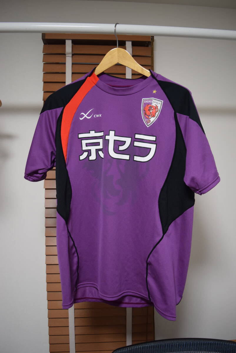 【ヴィンテージ】京都パープルサンガユニフォーム2001-2002ホーム用 長袖 中古】京都パープルサンガ 2001-2002HOME 背番号7 朴智星 パク・チソン