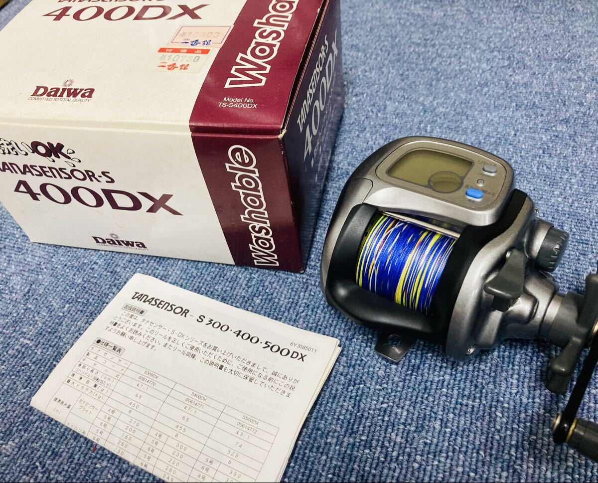 4342 Daiwa ダイワ TANASENSOR-S タナセンサー 500DX リール 箱付 現状