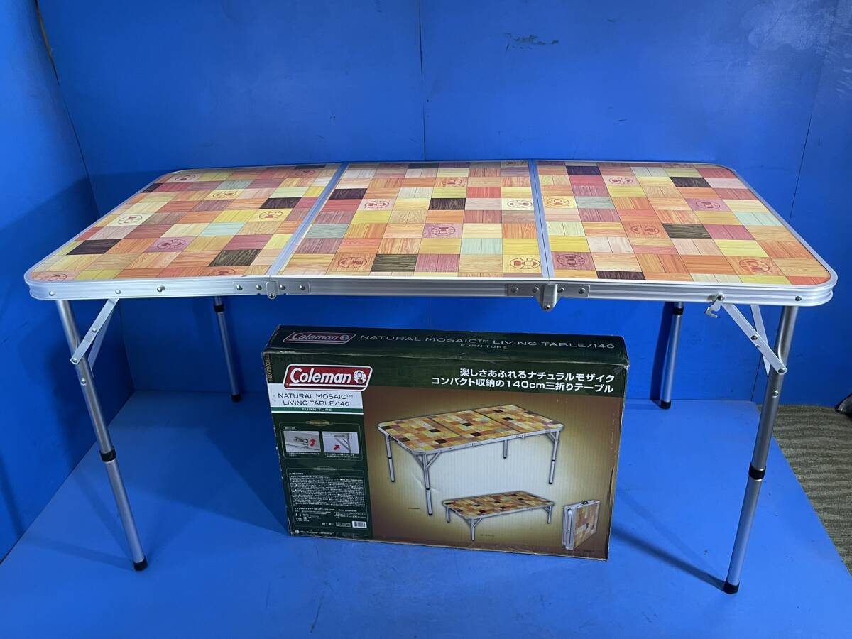 中古】□美品□MOMO NATURAL/モモナチュラル□MOSAIC TOP TABLE S