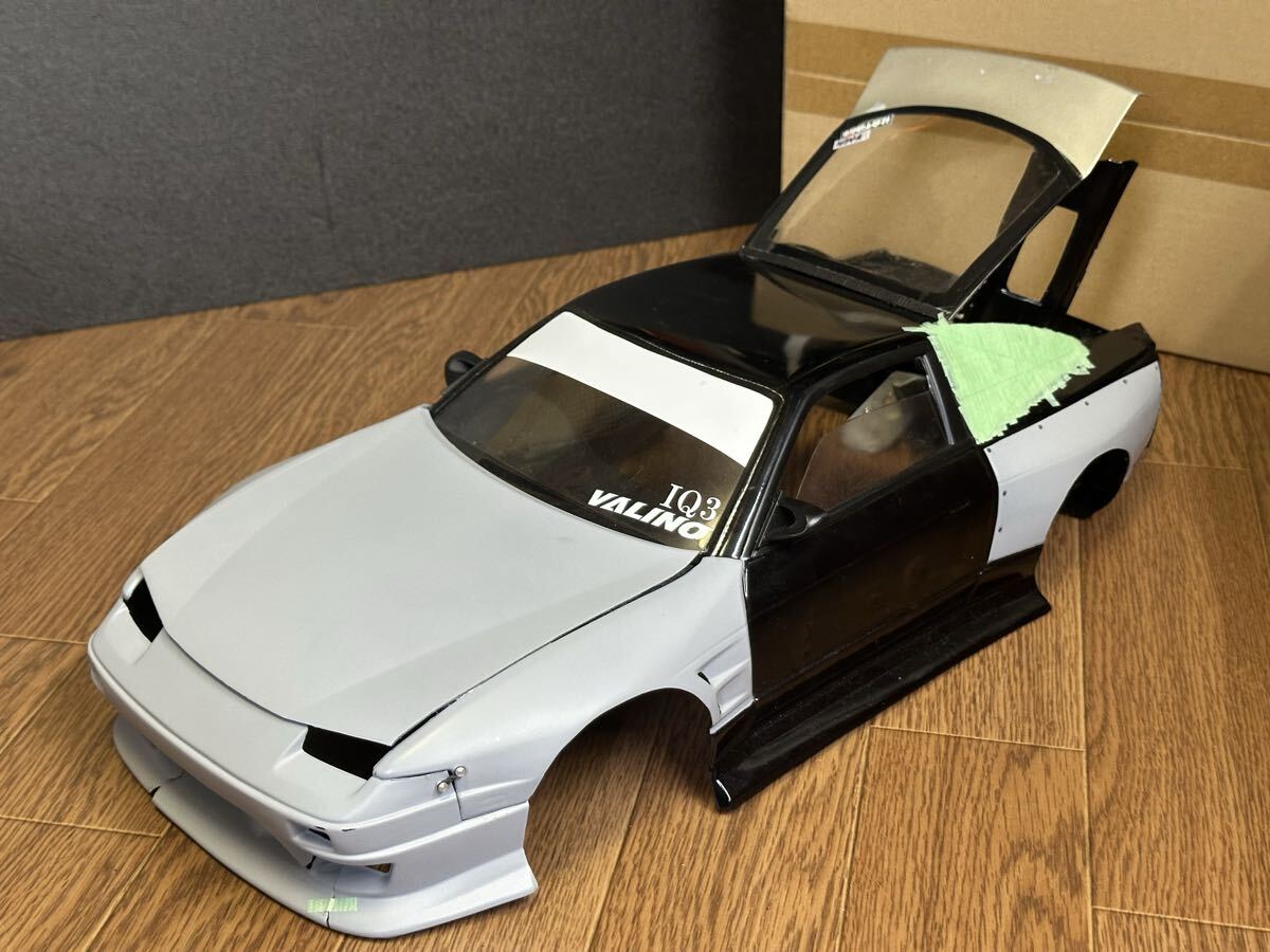 やや傷や汚れあり】1/24フジミ 180SX＋S13ニコイチ ワンビア(ミサイル