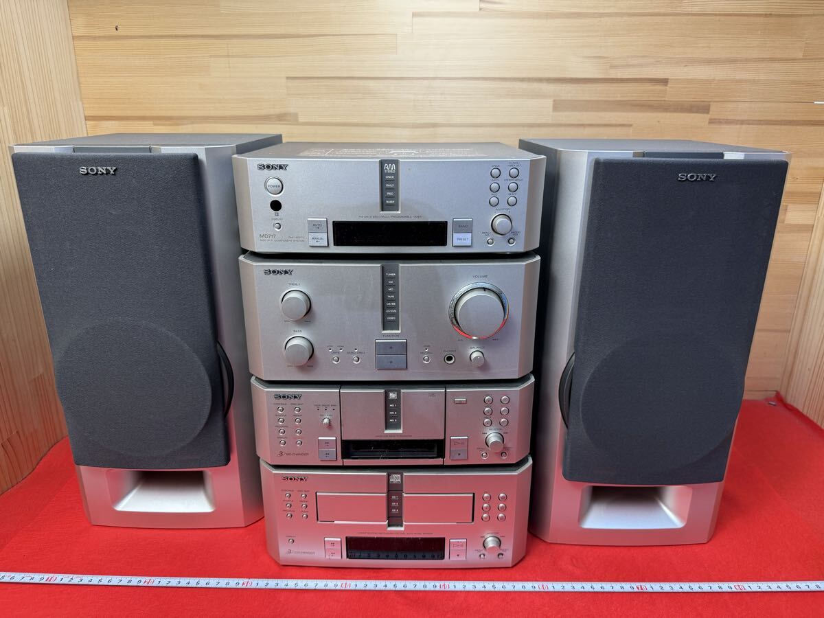 中古】△SONY DHC-MD99 MDピクシー システムコンポ 5枚CD 5枚MD ソニー