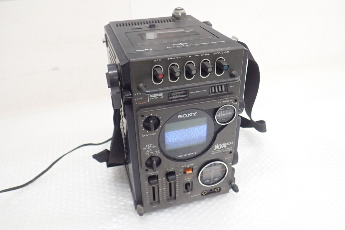 中古】SONY ソニー テレビラジオカセット Mr.JACKALL FX-402 テレビ