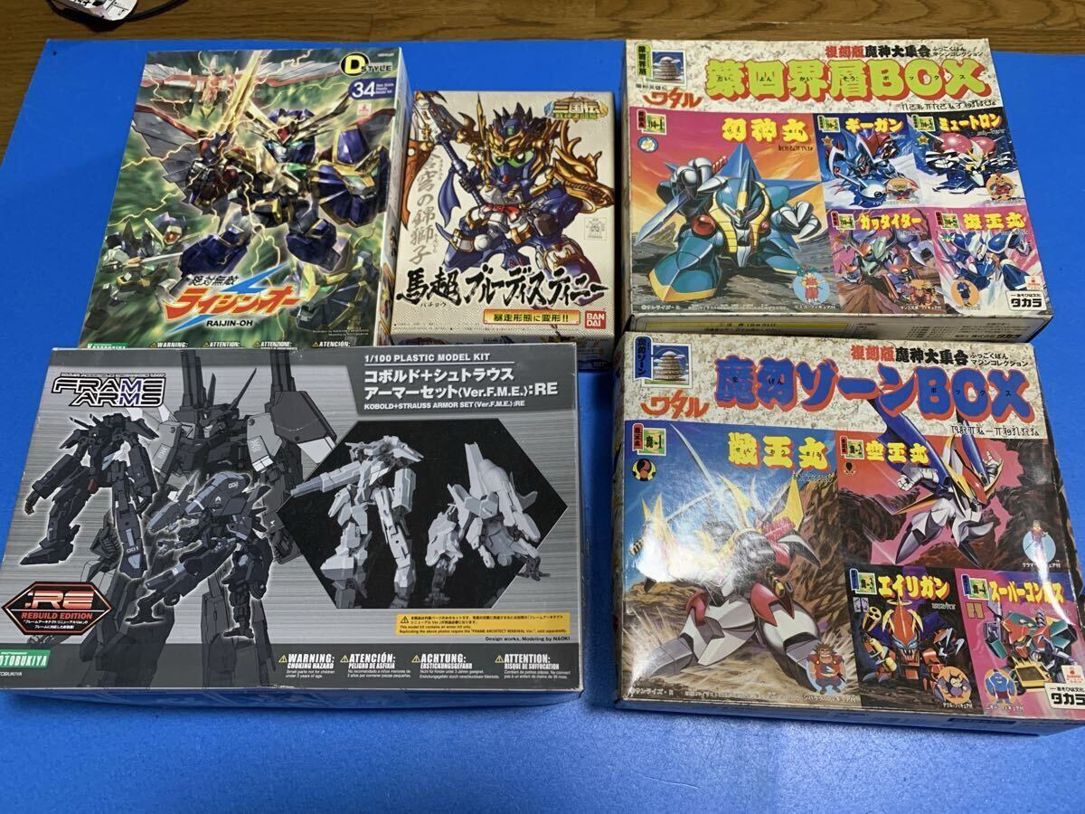 中古】◇未組立 タカラ 限定版 ブラック 龍神丸・戦神丸セット 魔神