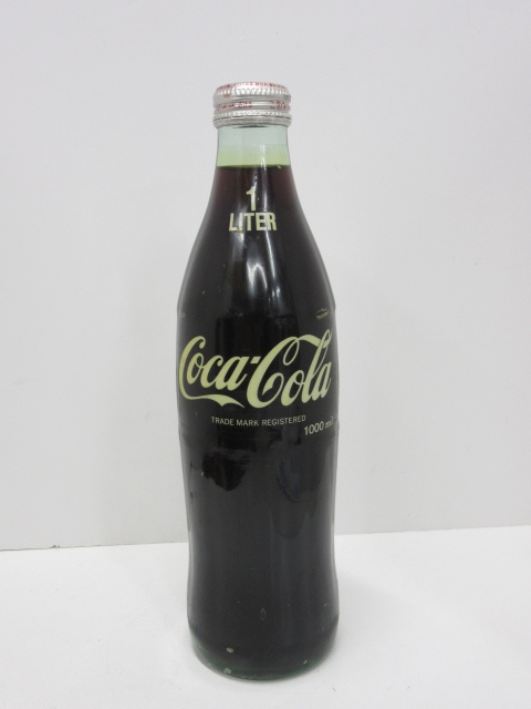 新品】☆昭和の駄菓子屋蔵出し☆コカ・コーラ 1000ml 瓶 1リッター 1