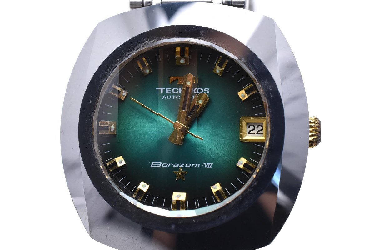 TECHNOS TIGER Borazon テクノス タイガー ボラゾン 自動巻き デイト