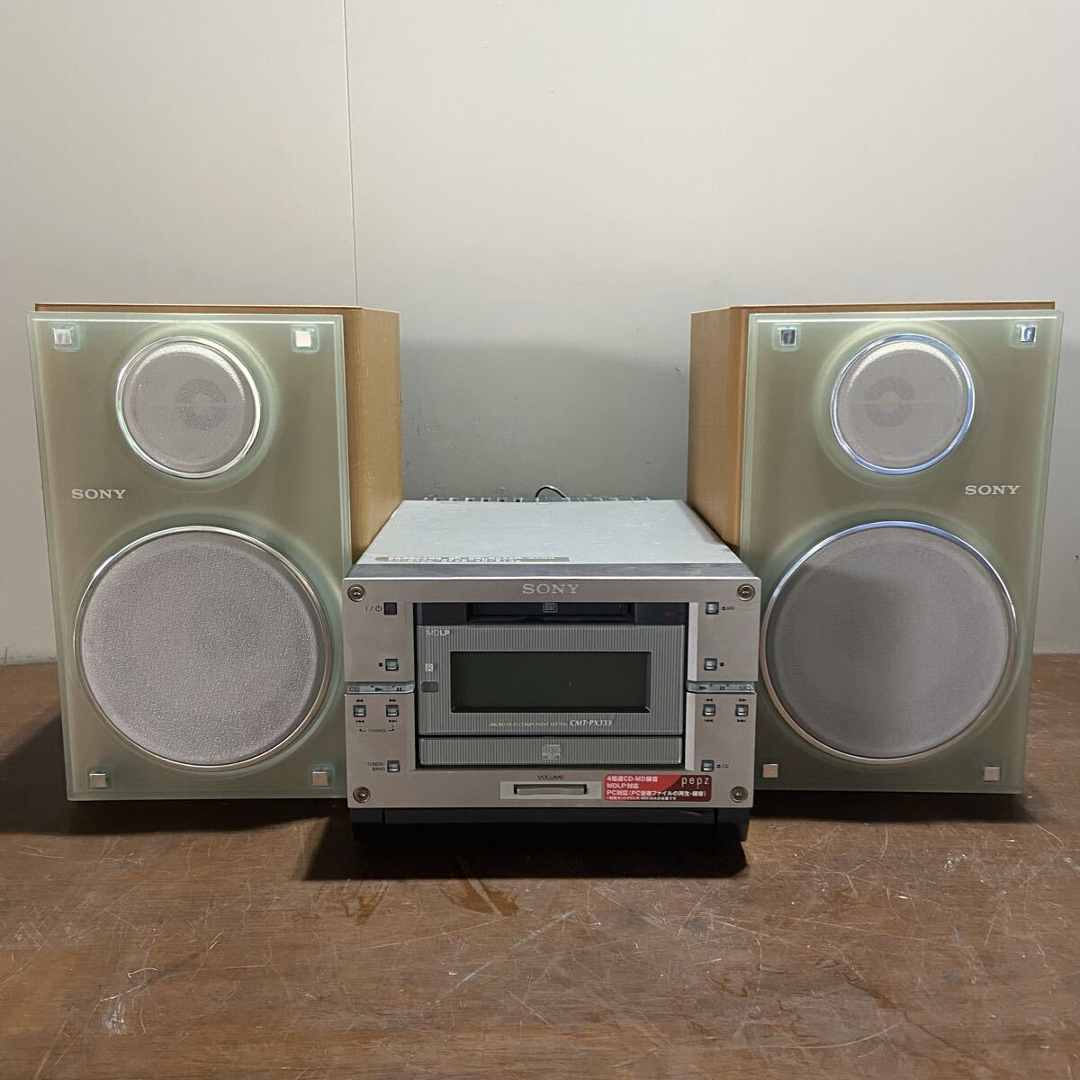 SONY ソニー☆MD ミニコンポ DHC-MD555（HCD-MD555/SS-MD555