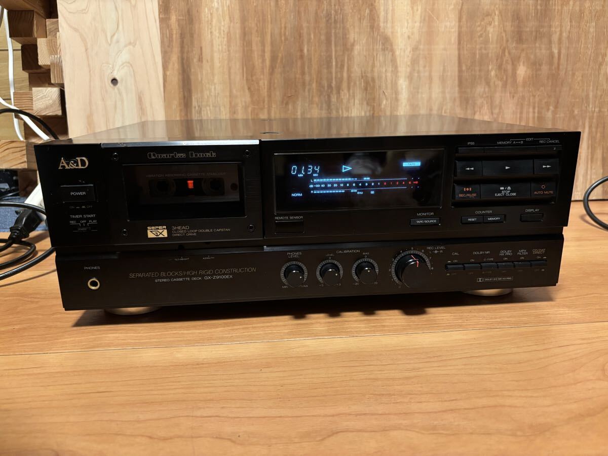 □アイワ / AIWA AD-F600 ステレオカセットデッキ 2モータ 3ヘッド