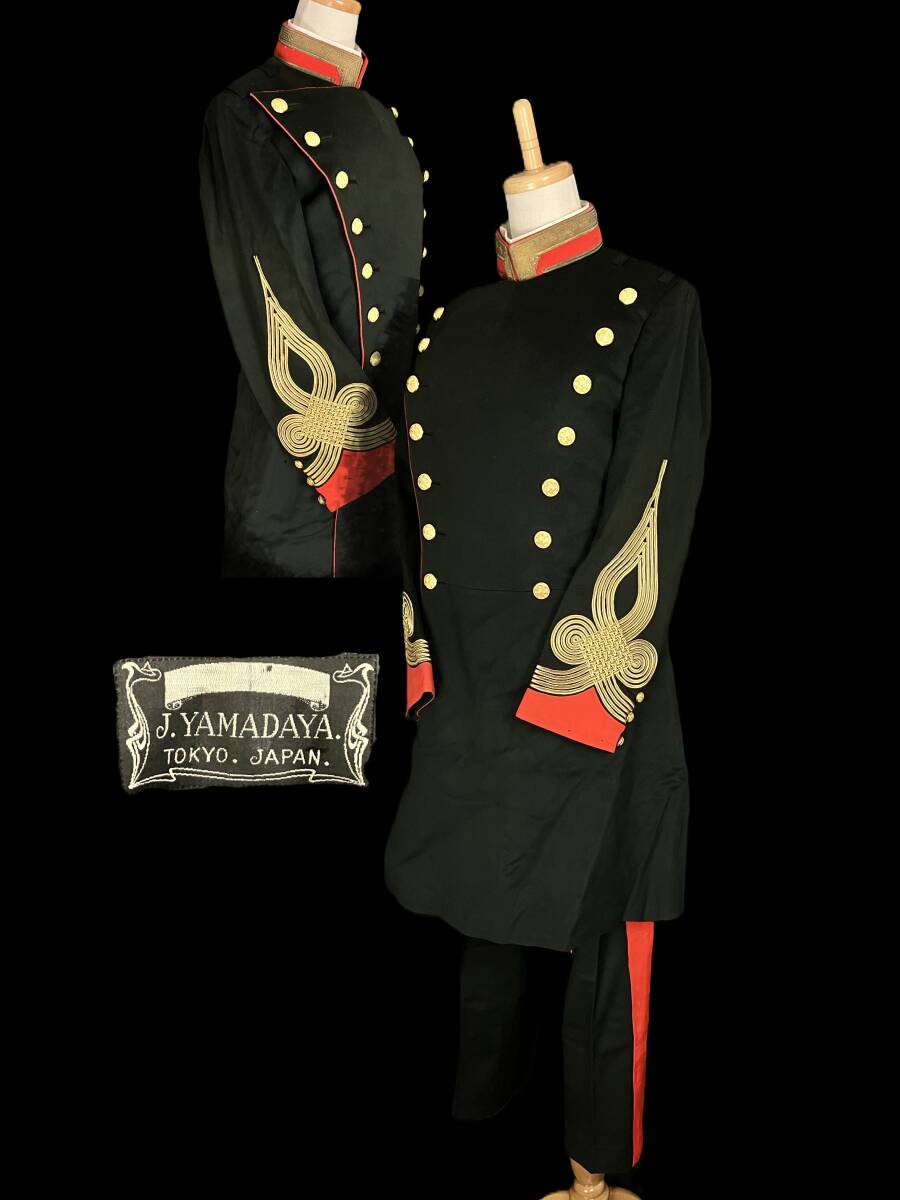 ○】大日本帝国陸軍！『主計将校：中尉相当官』・大礼服一式：上下/正
