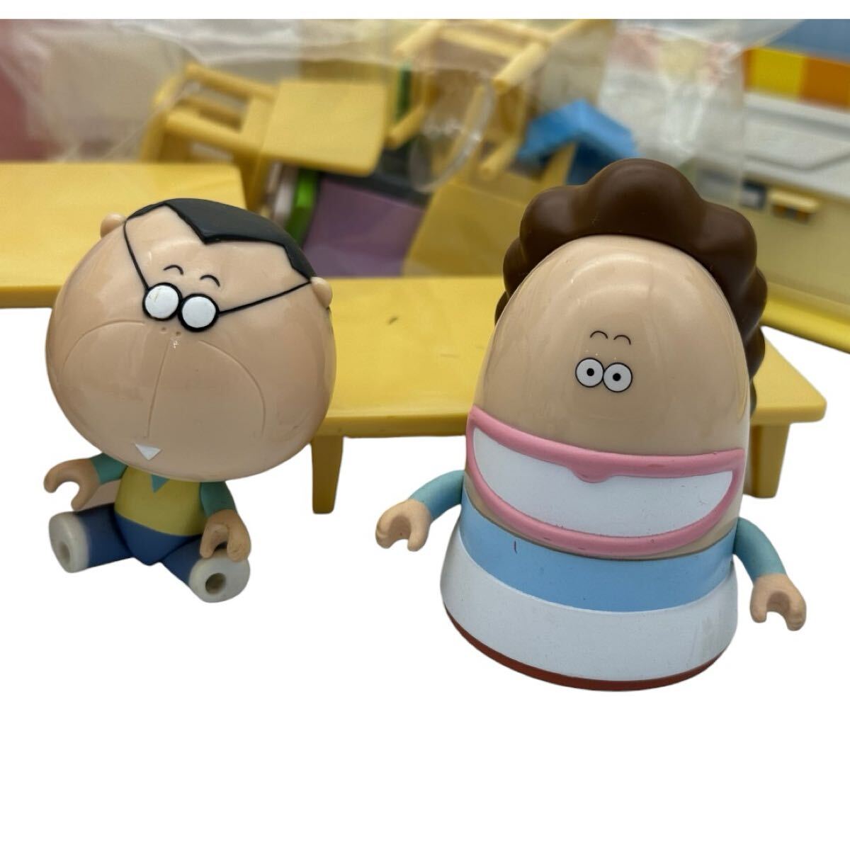 新品】未開封☆あたしンち おでかけ人形 全4種 みかん ユズヒコ 母 父