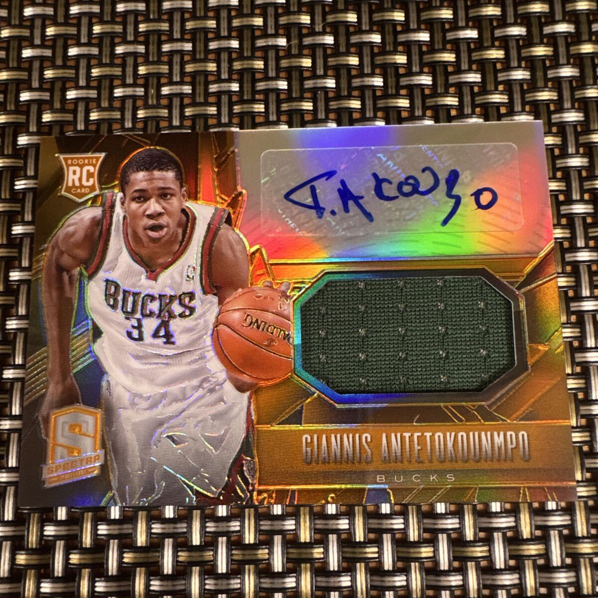 貴重！ PANINI 2013-14 Giannis Antetokounmpo RC AUTO ヤニス