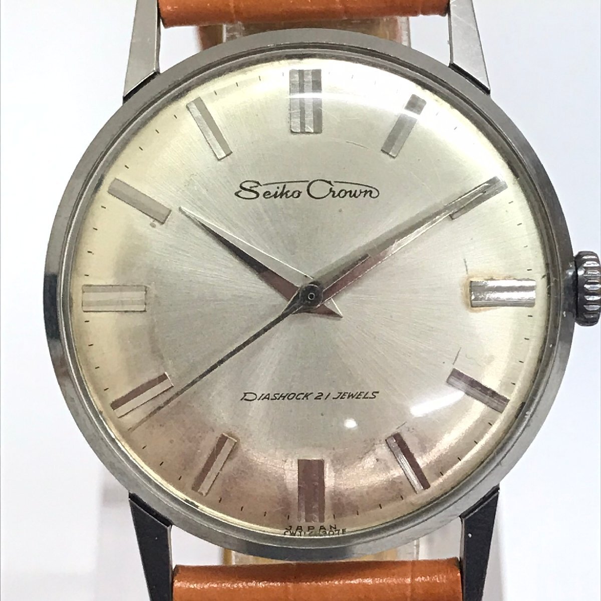 ③ SEIKO セイコー CROWN クラウン J14066 19石 メンズ 手巻き 腕時計 