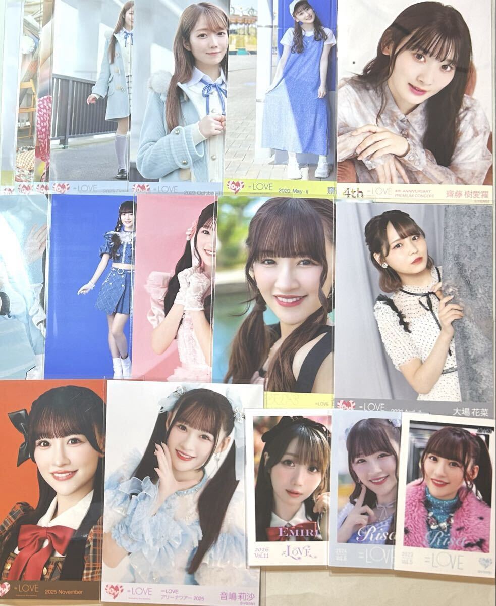 LOVE 髙松瞳 MV衣装 花背景 2018.May-Ⅱ 生写真 3枚コンプ イコール