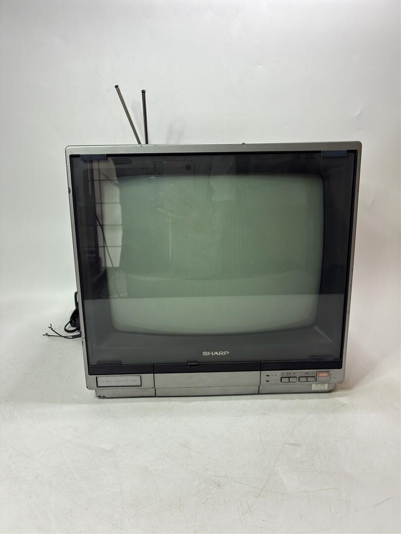 昭和レトロ☆ブラウン管テレビ☆東芝☆14P68☆純正室内アンテナ付
