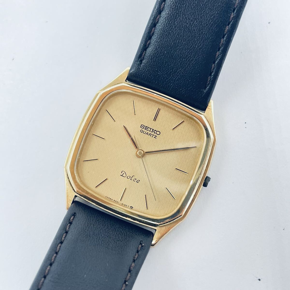 セイコー ドルチェ 9531-5000 稼働中 スクエア サファイアガラス SEIKO