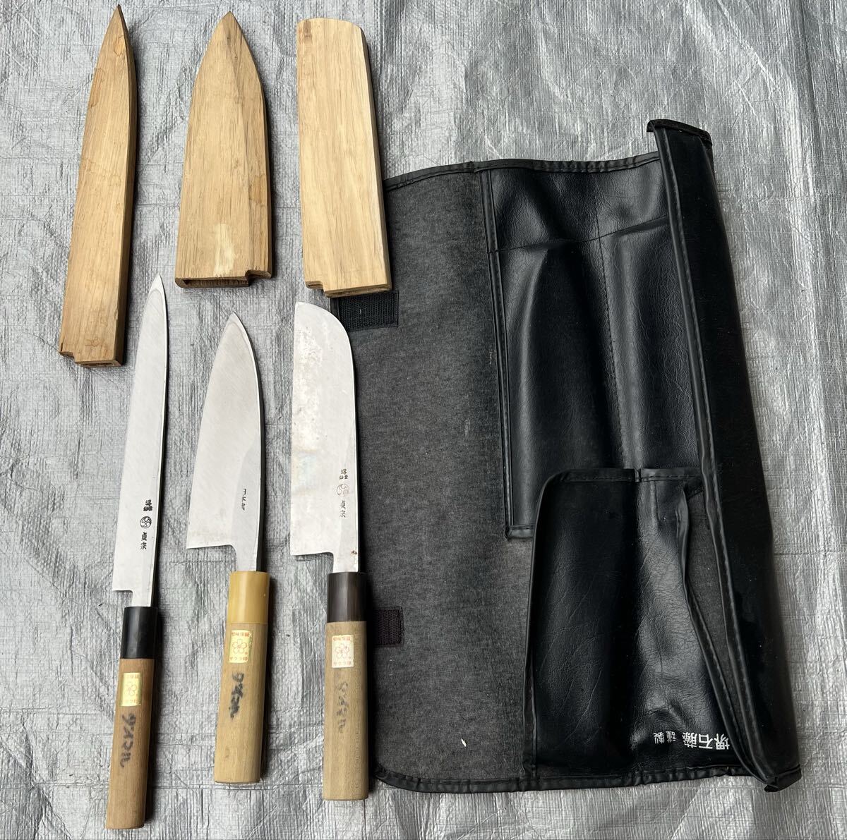 辻調理師専門学校 包丁セット堺石藤 日本武 INOX(ステンレス) 牛刀24cm