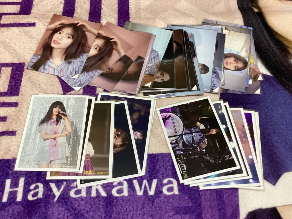 中古】乃木坂46 齋藤飛鳥 直筆サイン入り生写真B ☆証明シール付きの