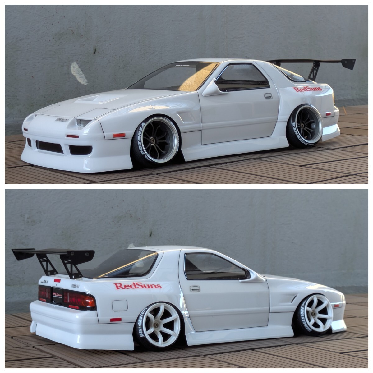 送料無料 ラジコン ボディ 1/10 マツダ RX-7 FC3S ドリフトの落札情報