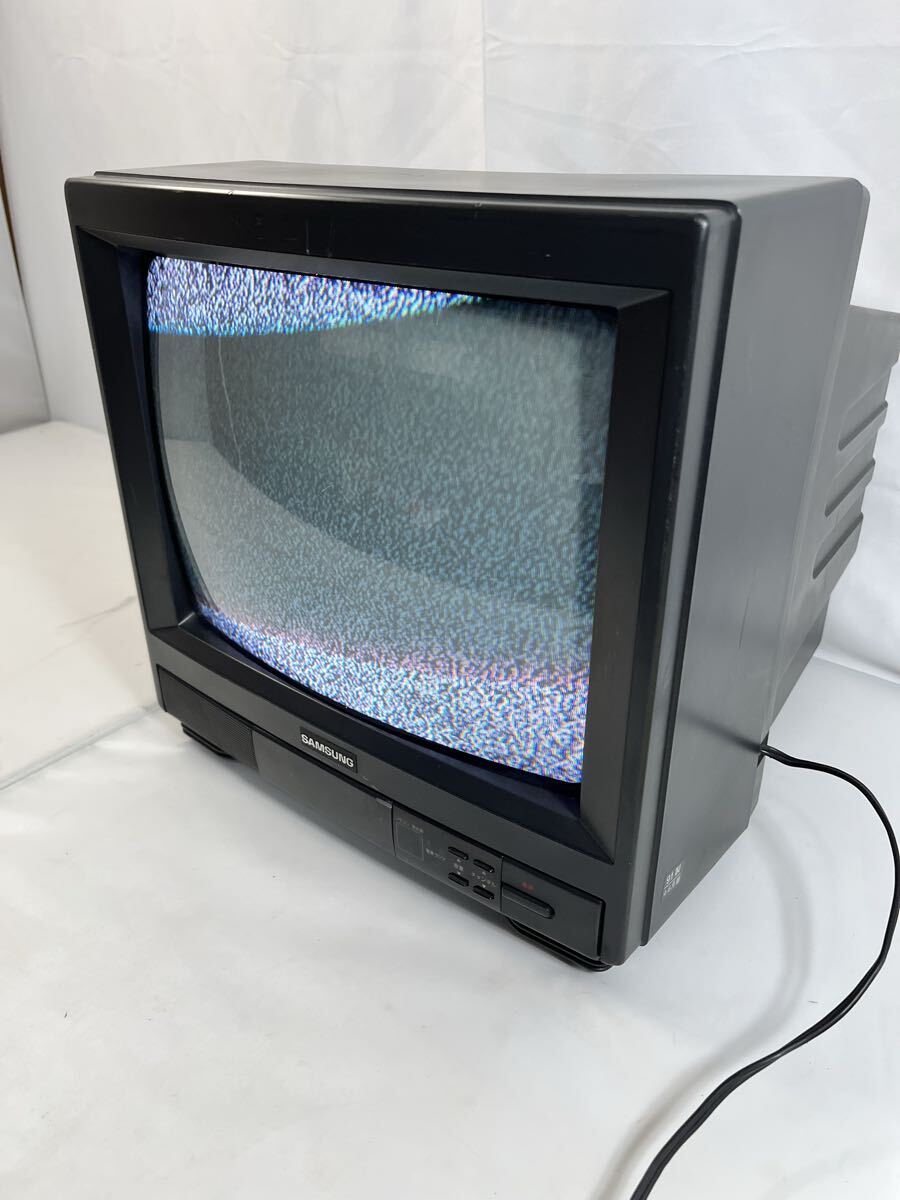 サムスンブラウン管テレビ　１４　2001年製　値下げ 中古】値下 SAMSUNG サムスン ブラウン管テレビ モニター 14型 の