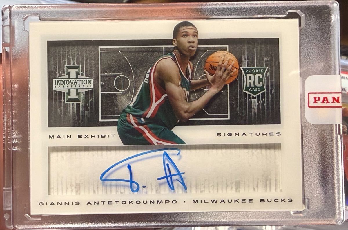 貴重！ PANINI 2013-14 Giannis Antetokounmpo RC AUTO ヤニス