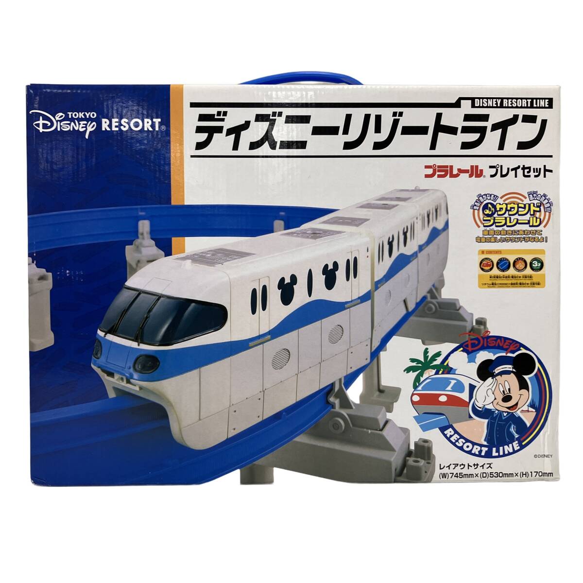 プラレール ディズニーリゾートライン 25周年 車両 レールセットの落札