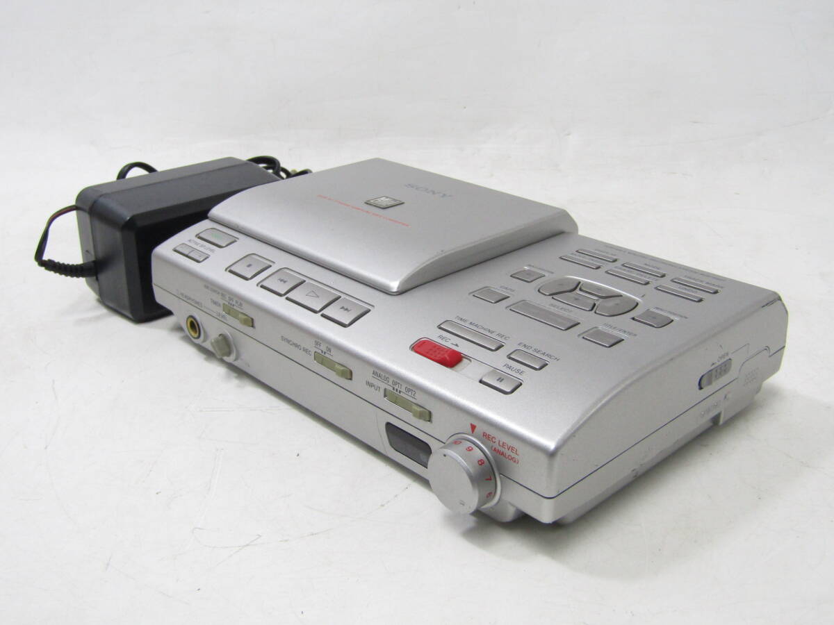○ MDデッキ SONY MDステーション MZS-R5ST ポータブルMDレコーダー MD