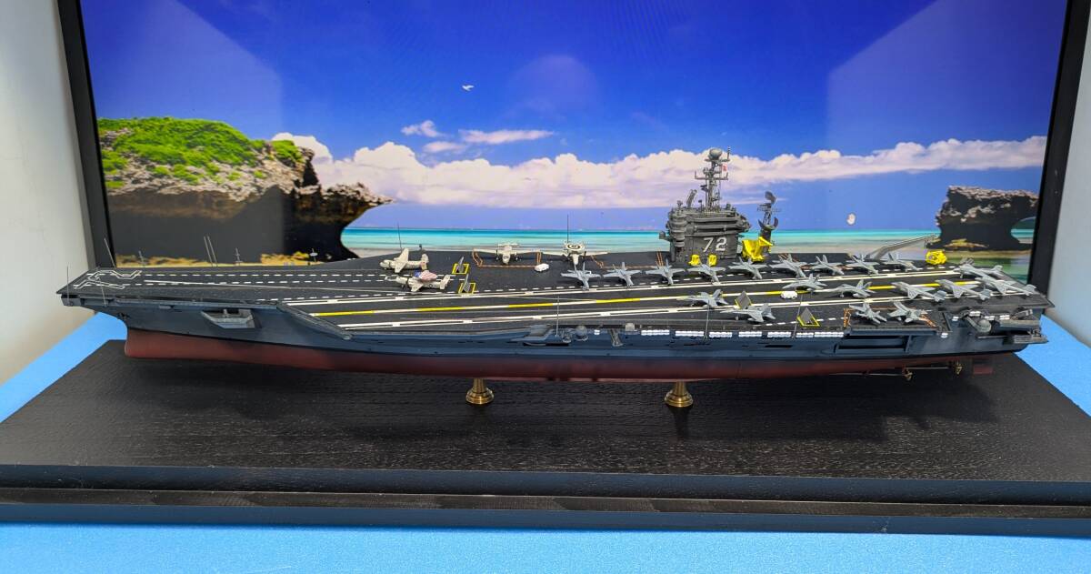新品】○完成品・1/700・アメリカ海軍ニミッツ級空母・CVN-72