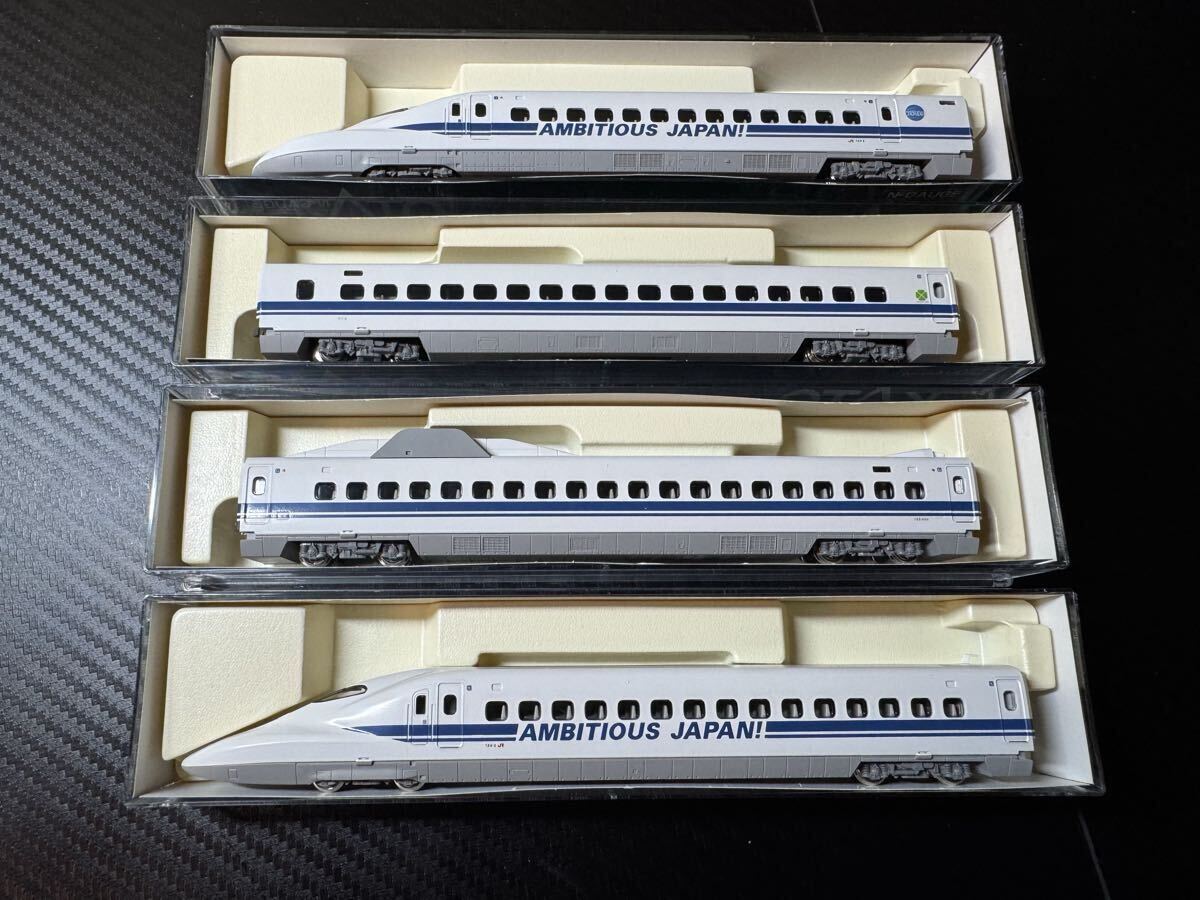 KATO 700系新幹線 AMBITIOUS JAPAN! 16両編成 ロゴはインレタで転写