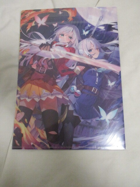 新品】珈琲貴族_A4クリアファイル_青山澄香_紺色ブルマver.の落札情報
