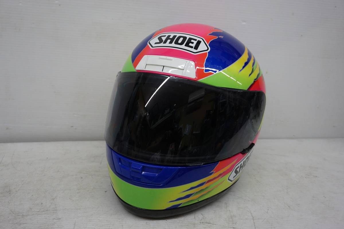 w05092) リペア済ヘルメット！ SHOEI X-8 FLAME サイズ Lの落札情報