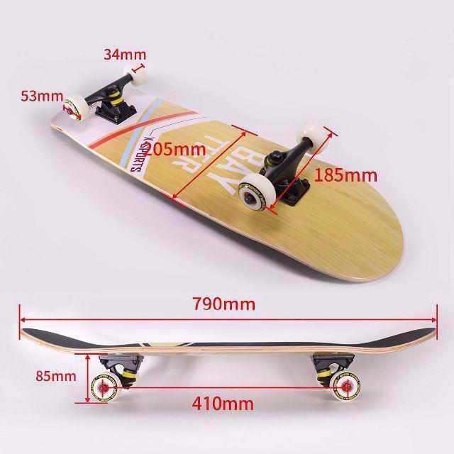 新品 Baytter スケボー コンプリート 31インチ スケートボード Abec11 の落札情報詳細 ヤフオク落札価格情報 オークフリー スマートフォン版
