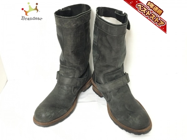 インディアン Indian ショートブーツ 24 2 1 レザー 黒 レディース エンジニアブーツ 靴 の落札情報詳細 ヤフオク落札価格情報 オークフリー スマートフォン版