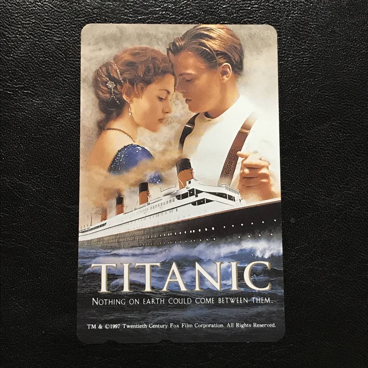 テレホンカード TITANIC Leonardo DiCaprio 50度数×10枚