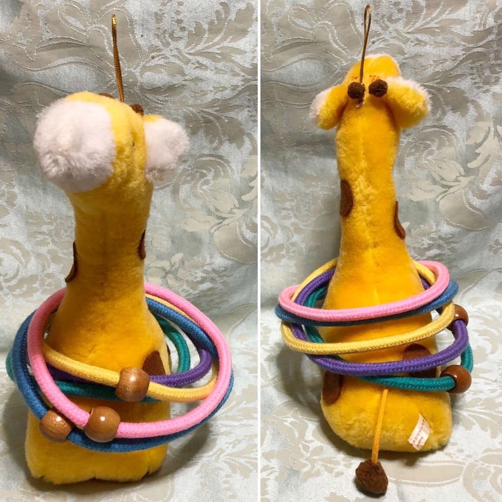 旧タグ サンリオ キリン ぬいぐるみ ルッキールー？ わなげ 人形 当時