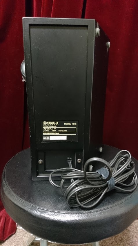 完動品 YAMAHA KS15 ヤマハ キーボード モニター スピーカー パワー