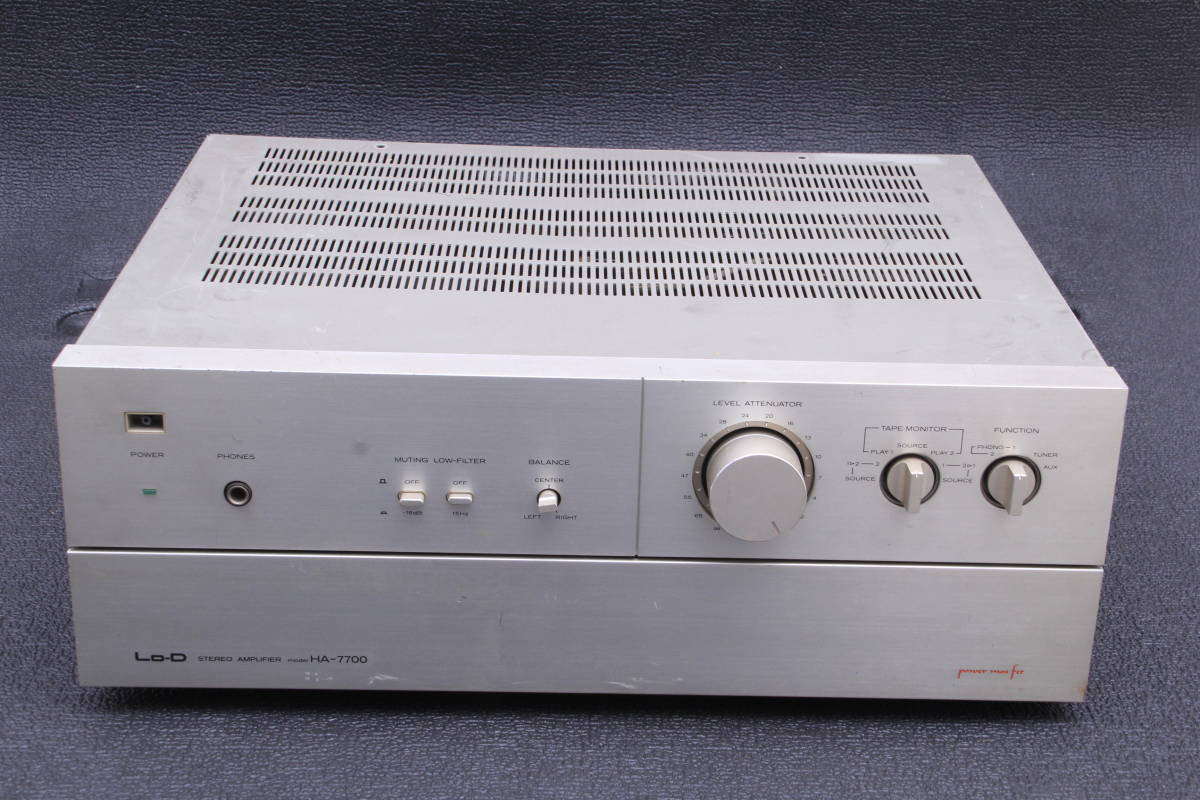 LO-D プリメインアンプ HA-7700 ジャンク品として