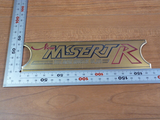 新品】正規品 希少 NASSERT R プレート ステッカー (耐熱) / 当時物