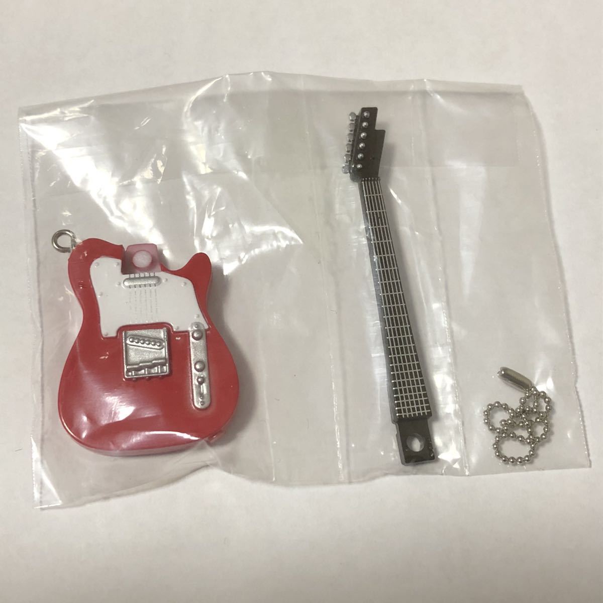 新品】エレキギター キーホルダー ストラップ フィギュア パーツ