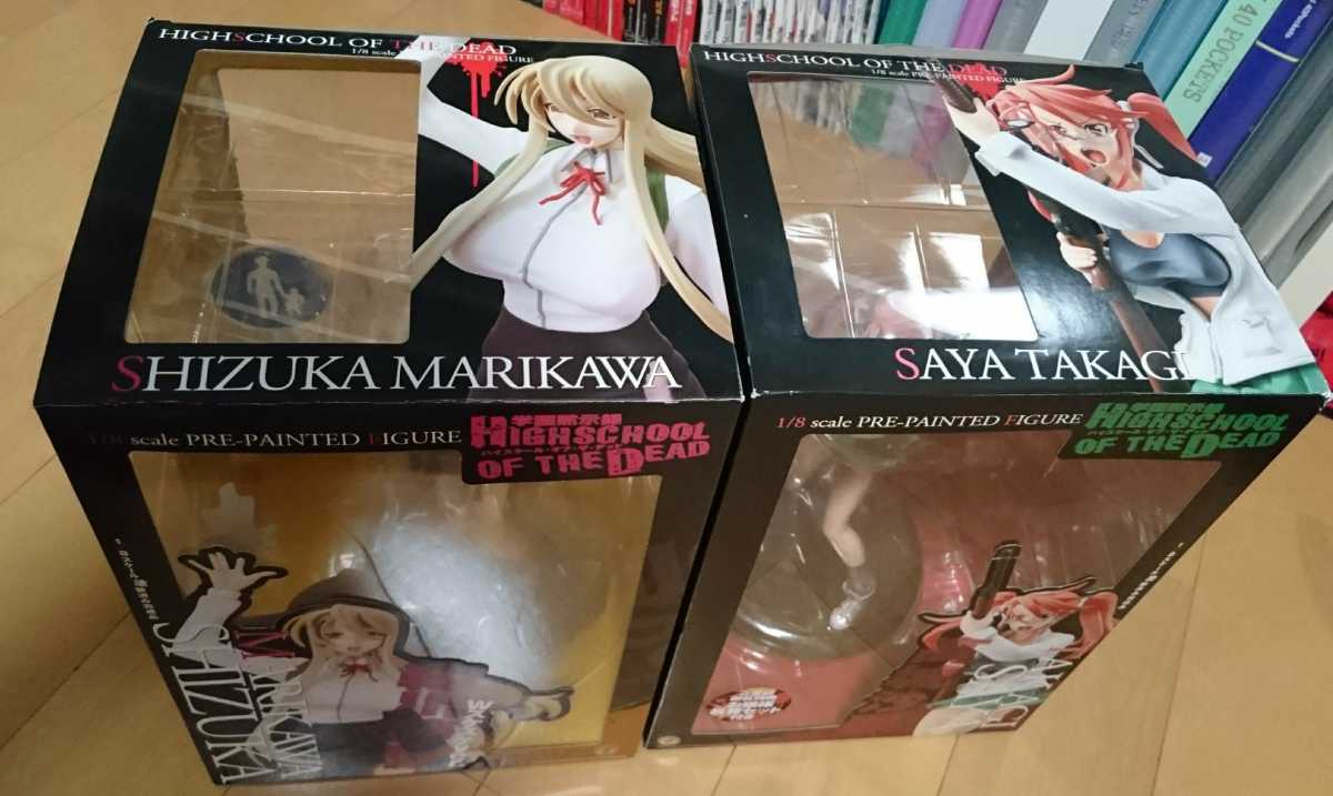 中古フィギュア 2点セット 学園黙示録 Highschool Of The Dead 鞠川静香 Wスケスケver 高城沙耶 ご愛願御礼特典 キャラアニ の落札情報詳細 ヤフオク落札価格情報 オークフリー スマートフォン版